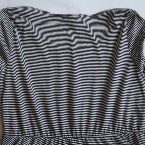 Striped Black and White Dress - Picture 4 of 5